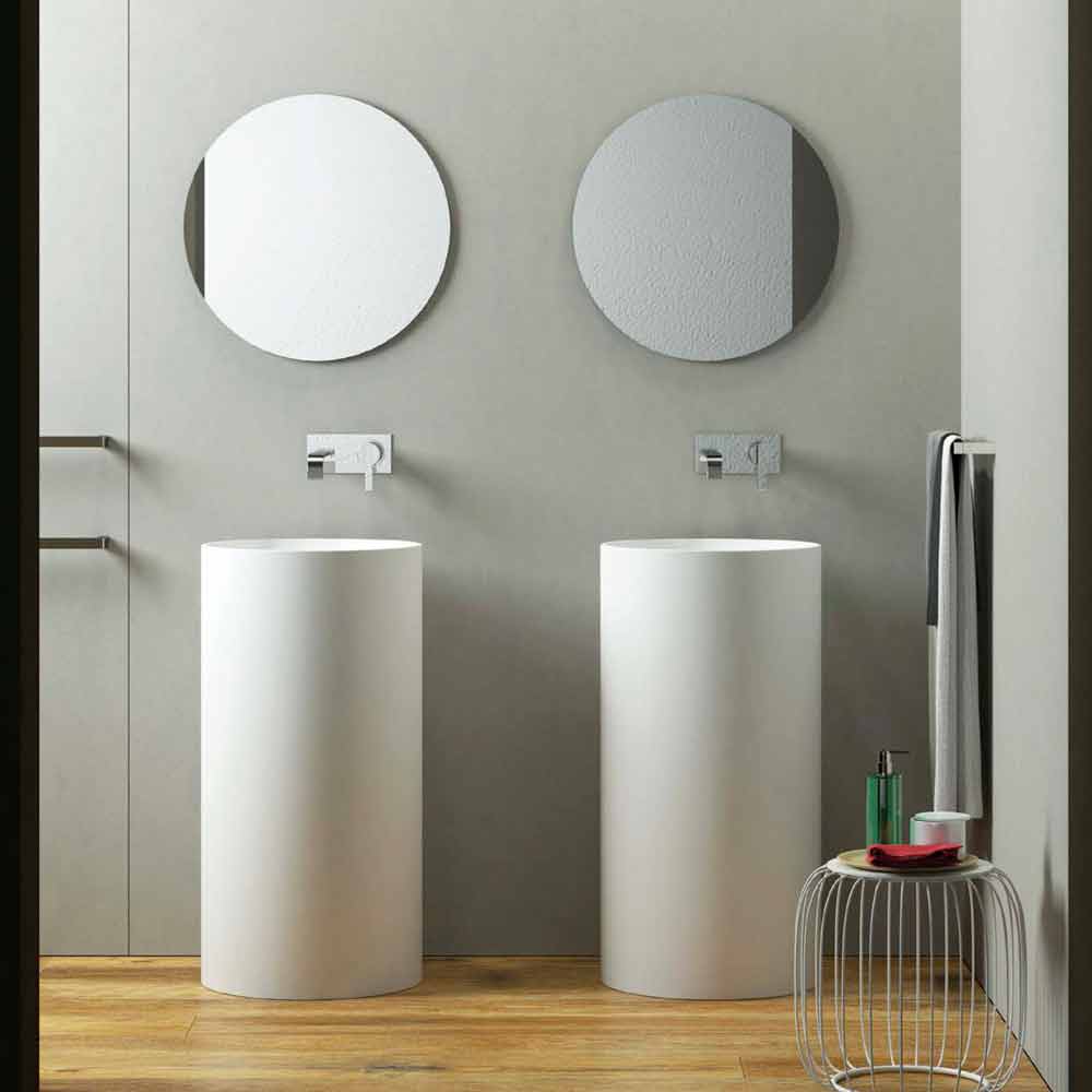 Lavabo de pie de diseño independiente en Luxolid made Italy, Rumo