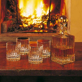 12 Vasos bajos de whisky o vaso de agua en cristal ecológico - Voglia