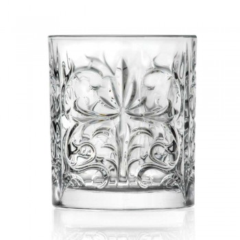 12 vasos dobles de estilo antiguo en cristal ecológico de lujo - Destino