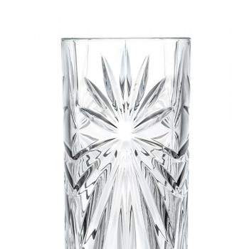 12 vasos de cóctel altos Highball Tumbler en diseño de cristal ecológico - Daniele