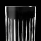 12 vasos altos de vaso alto en cristal ecológico decorado - Senzatempo viadurini