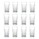 12 vasos altos de vaso alto en cristal ecológico decorado - Senzatempo viadurini