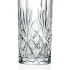 12 Vasos Tumbler Alto Highball para Cóctel en Eco Crystal - Cantabile viadurini