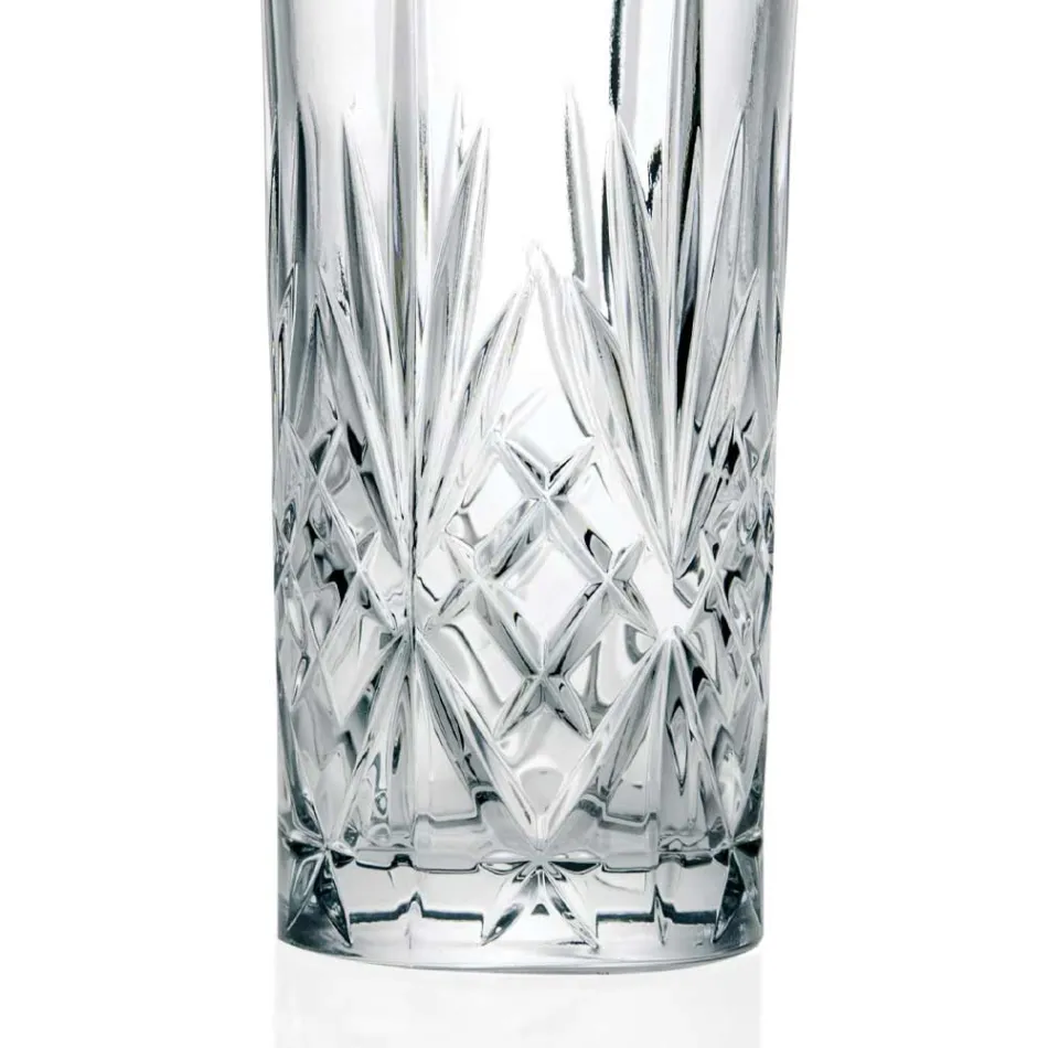 12 Vasos Tumbler Alto Highball para Cóctel en Eco Crystal - Cantabile viadurini
