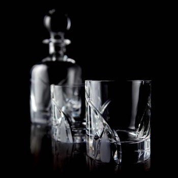 12 vasos de vaso bajo en diseño de lujo Eco Crystal - Montecristo