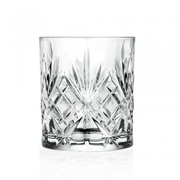 12 vasos de diseño vintage en vidrio sonoro superior Eco - Cantabile
