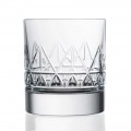 12 vasos de agua o whisky de diseño vintage de lujo de cristal - Arritmia