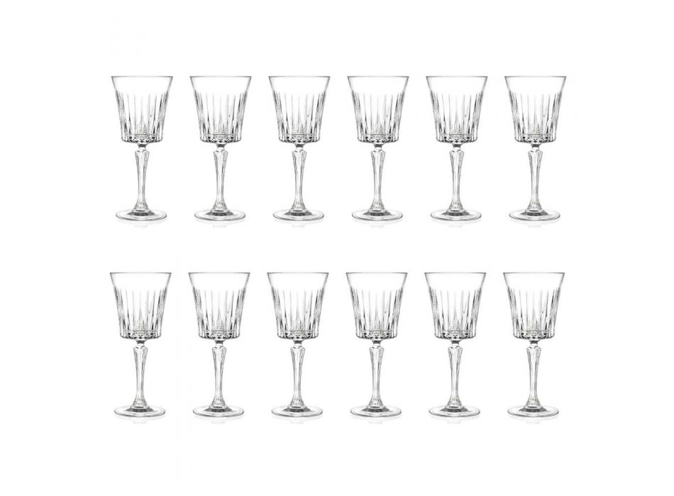 12 copas de vino de cóctel de agua cristalina ecológica de lujo - Senzatempo