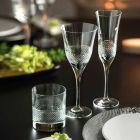 12 Copas de Vino Tinto en Eco Cristal Elegante Diseño Decorado - Milito viadurini