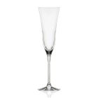 12 vasos de flauta en cristal de lujo ecológico diseño minimalista - liso viadurini