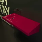 Fregadero del baño ensillado Hecho en Italia viadurini