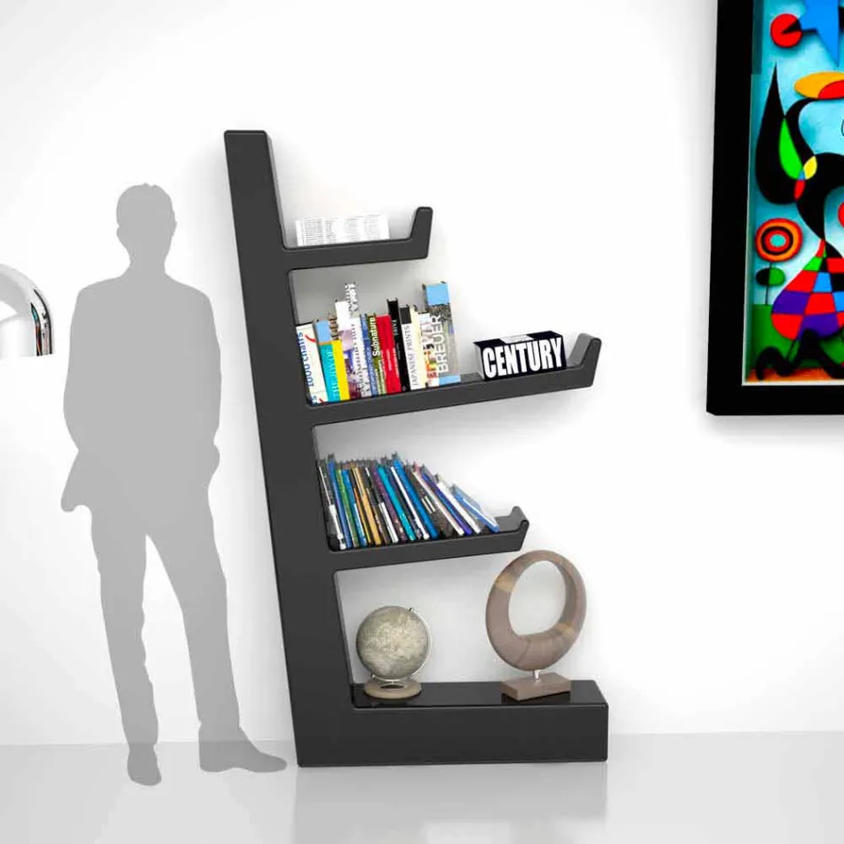 Estantería de diseño Austen Made in Italy viadurini