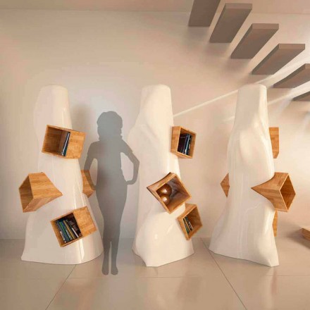Librería de diseño moderno K2 hecha en Italia viadurini