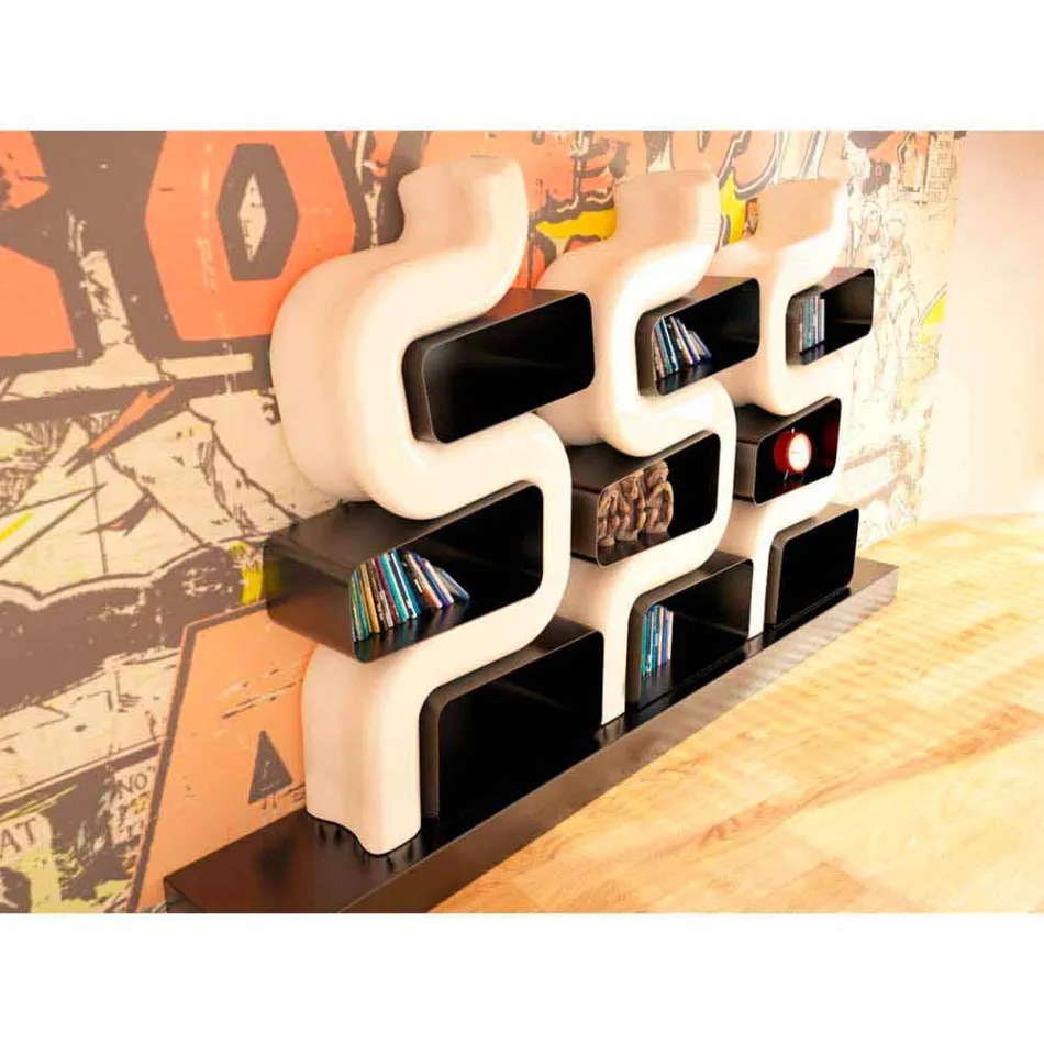 Librería Ser P Modern Made in Italy viadurini