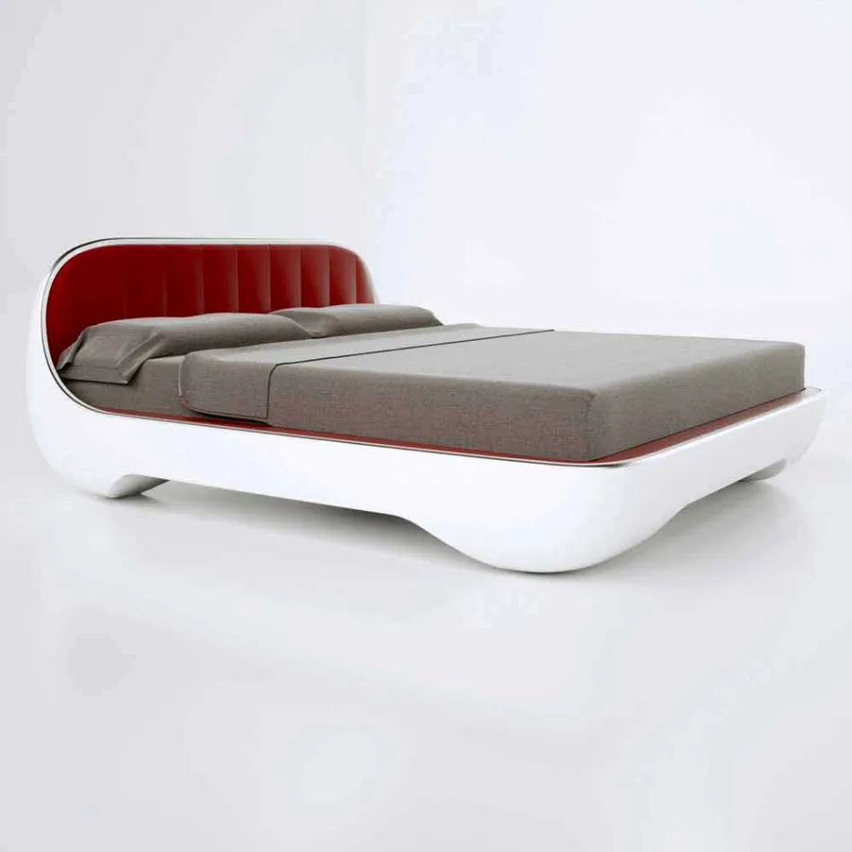 Lujo moderno diseño cama doble Avantgarde Made in Italy viadurini