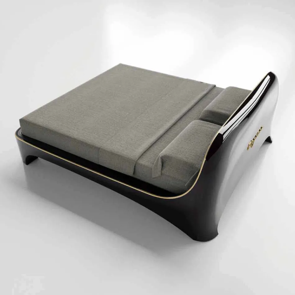 Lujo diseño moderno cama doble elegancia hecha en Italia viadurini