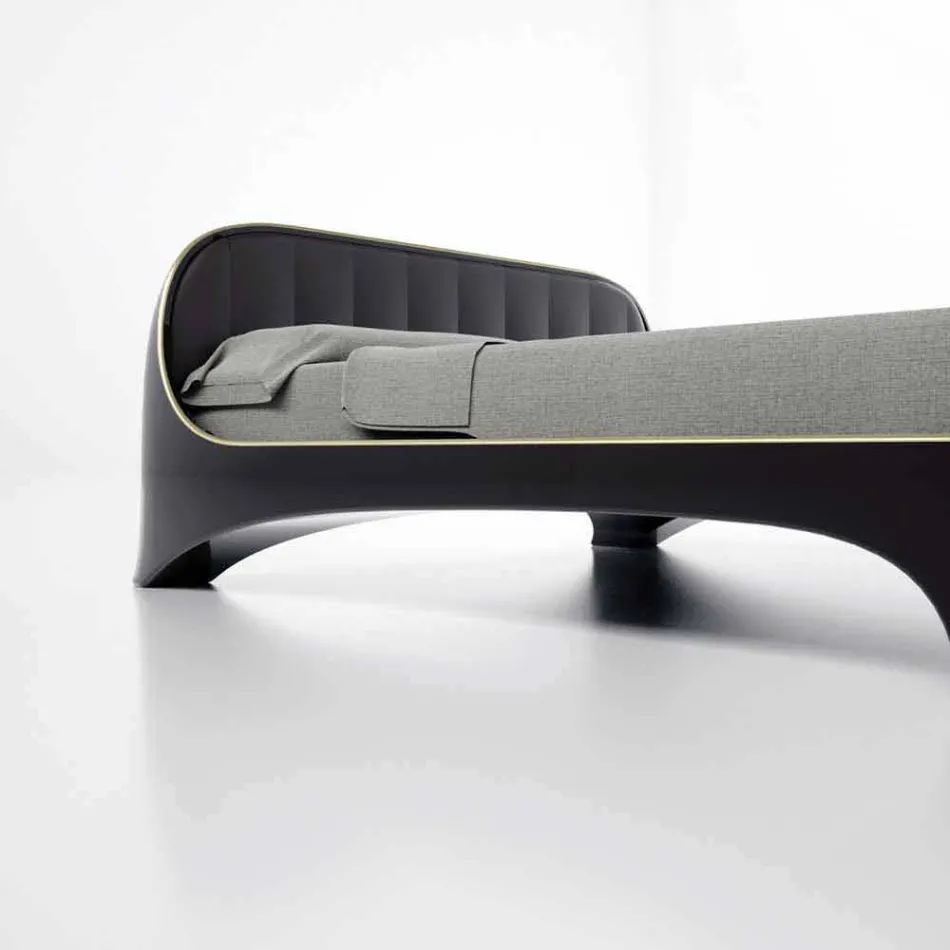 Lujo diseño moderno cama doble elegancia hecha en Italia viadurini
