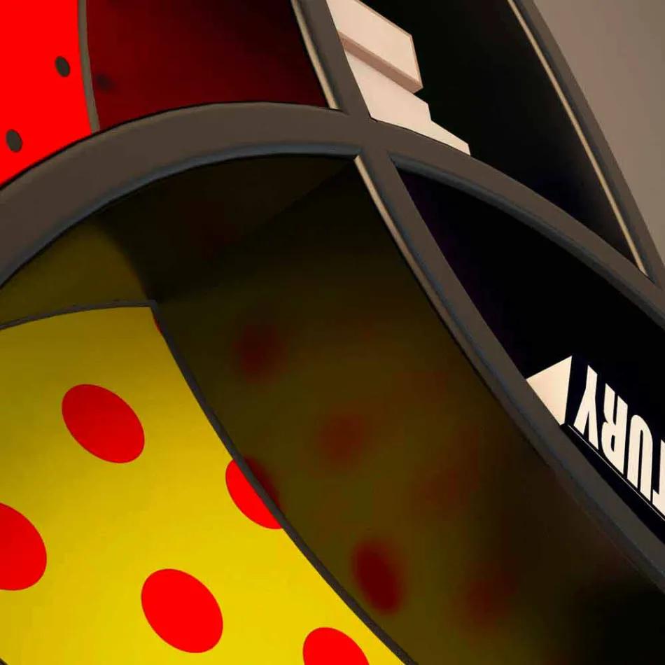 Diseño de estantería Poppy Book Made in Italy viadurini