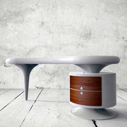 Diseño de escritorio moderno Bean Made in Italy viadurini