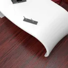 Escritorio de oficina de diseño Ola hecho en Italia viadurini