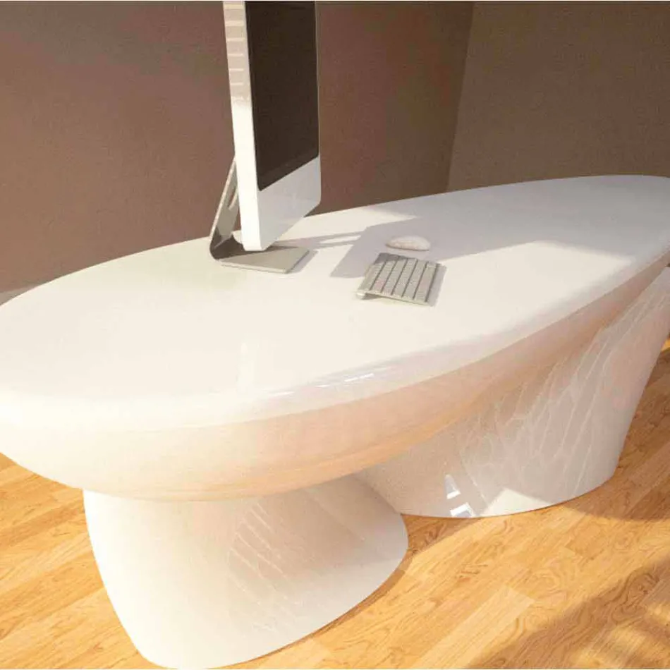 Sofstone Design Escritorio de oficina hecho en Italia viadurini