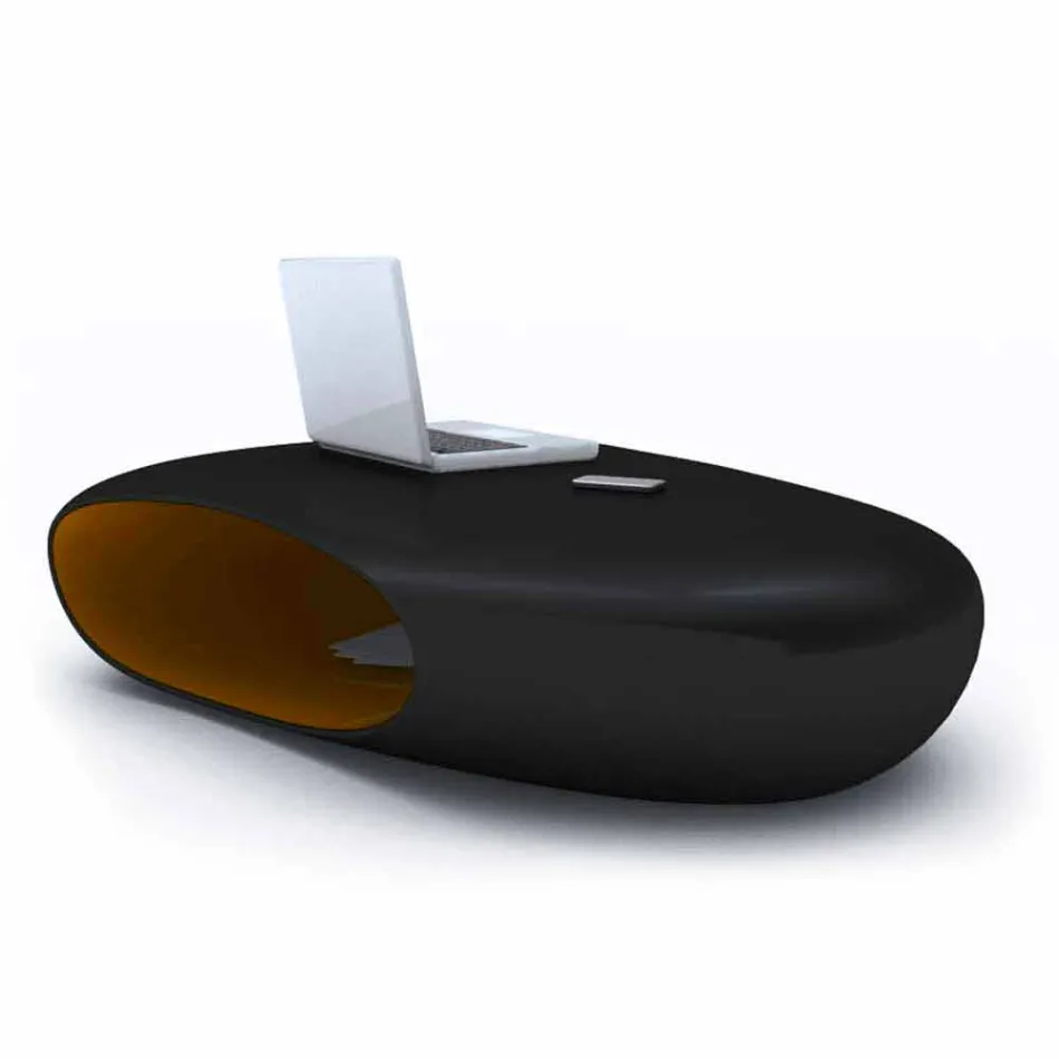 Bullet moderna mesa de café hecha en Italia viadurini