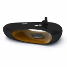 Bullet moderna mesa de café hecha en Italia viadurini