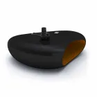 Bullet moderna mesa de café hecha en Italia viadurini