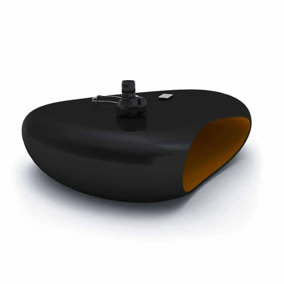 Bullet moderna mesa de café hecha en Italia viadurini