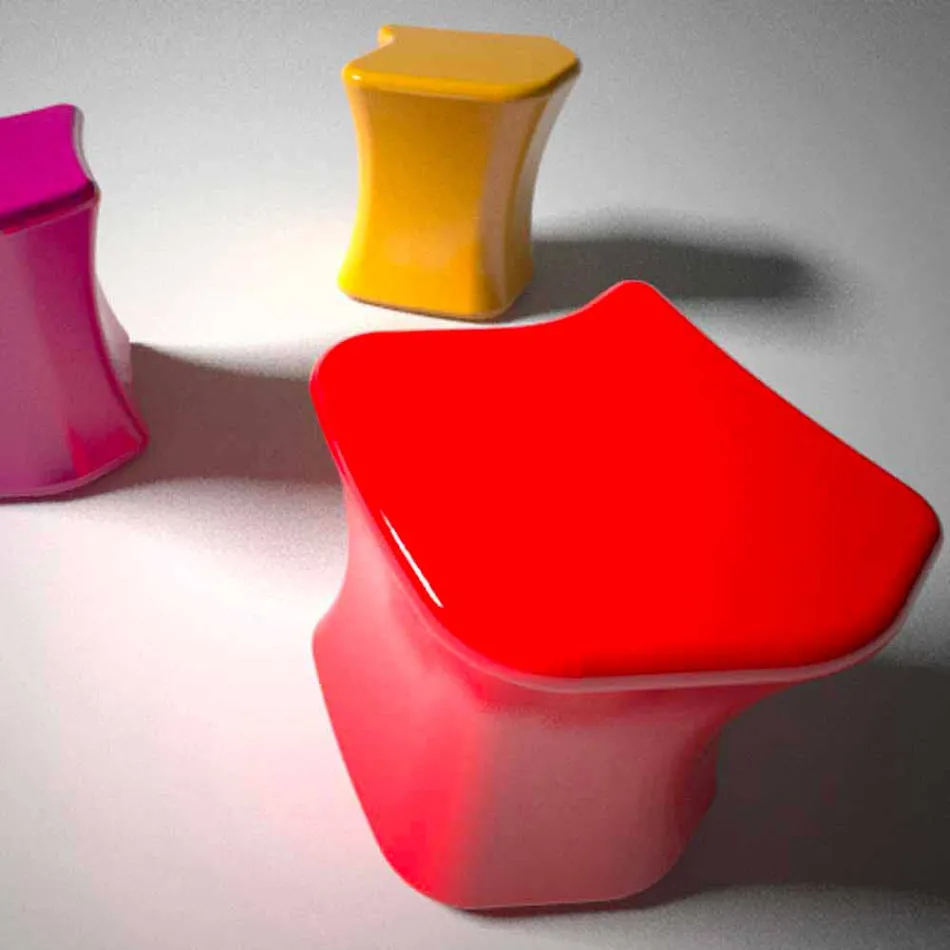 Taburete de diseño moderno Dirimo Made in Italy viadurini