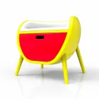 Mesita de noche moderna de diseño Gauche Made in Italy viadurini