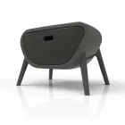 Mesita de noche moderna de diseño Little Gauche Made in Italy viadurini