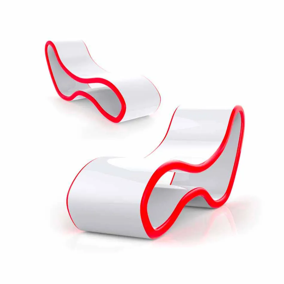 Chaise Longue Design Lory Hecho en Italia viadurini