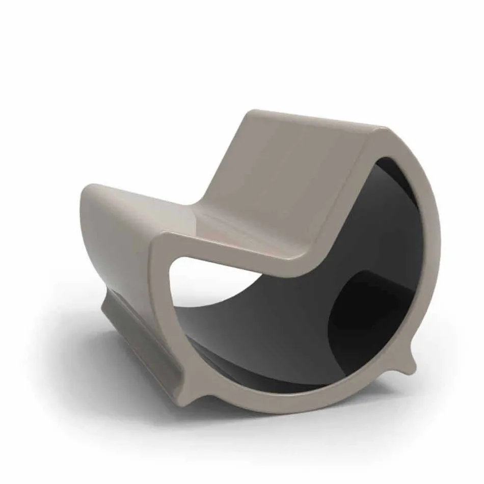 Sofá mecedora 2 plazas diseño luna hecho en Italia viadurini