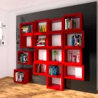 Librería Design Fra011 Made in Italy viadurini