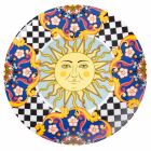 18 platos de porcelana con adornos inspirados en el sol - Farbe viadurini