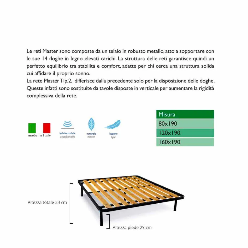 Red listones dobles Vertical Bio Comfort 2 viadurini