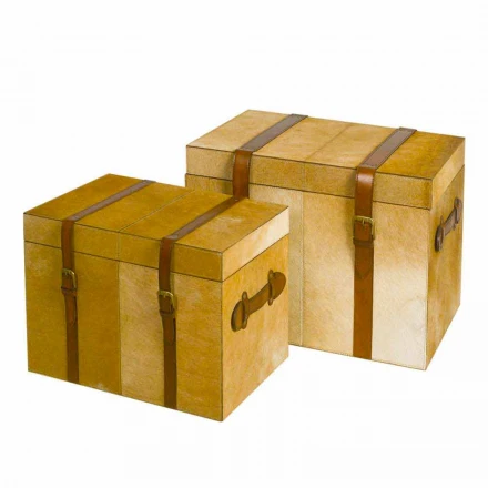 diseño moderno 2 troncos en DEII caballo de color marrón claro viadurini