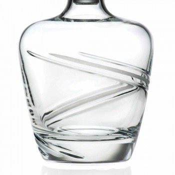 2 botellas de whisky en cristal ecológico artesanal italiano - Cyclone