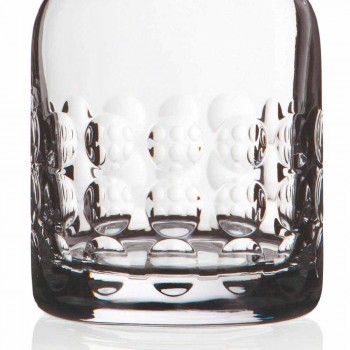 2 botellas de whisky en cristal ecológico decoradas con tapón - titanioball
