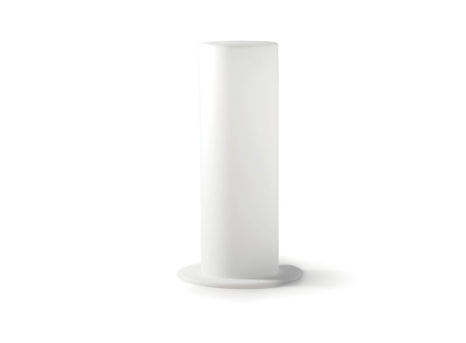 2 Lámparas de columna para exterior con base de plástico o metal Made in Italy - Ninfa viadurini