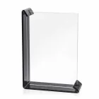 Marco de fotos de 2 mesas múltiples en plexiglás de colores o con madera - Menelao viadurini