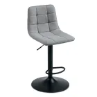 2 taburetes de salón con asiento de tela en diferentes colores - Corrente viadurini