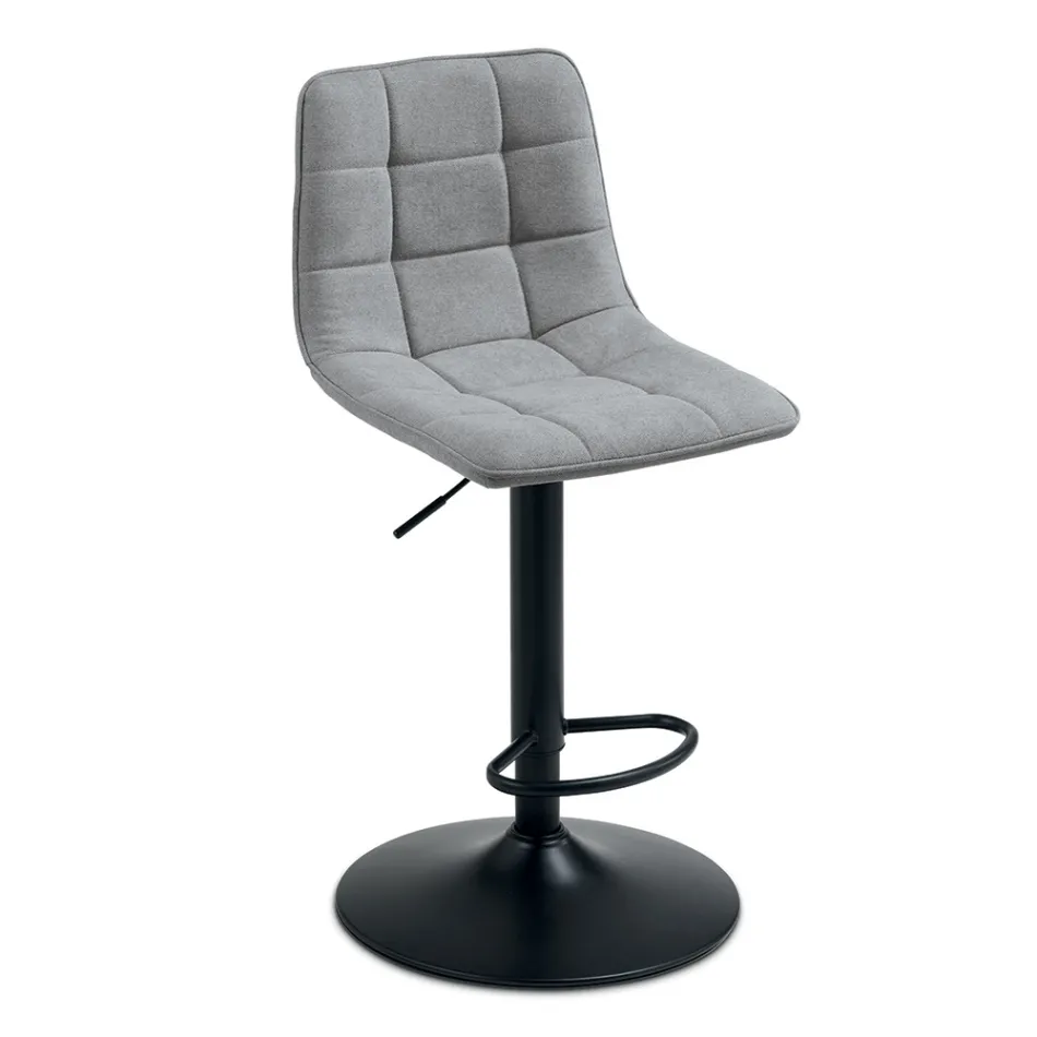 2 taburetes de salón con asiento de tela en diferentes colores - Corrente viadurini