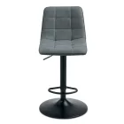 2 taburetes de salón con asiento de tela en diferentes colores - Corrente viadurini