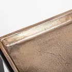 3 Mesitas Cuadradas de Aluminio y Acero Homemotion - Quinzio viadurini