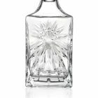 4 botellas de whisky con diseño cuadrado de tapa de cristal ecológico - Daniele viadurini