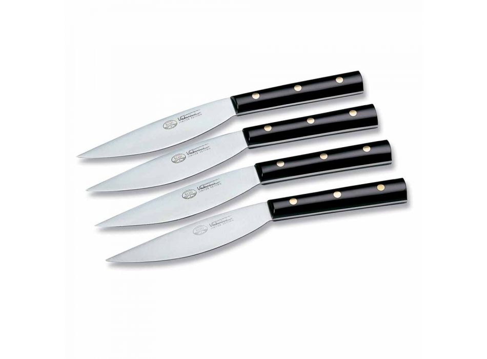 4 cuchillos de mesa Berti Valdichiana en exclusiva para Viadurini - Aldino viadurini