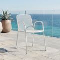 4 sillones de jardín tradicionales de metal fabricados en Italia - Edris