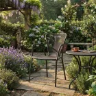 4 sillones de exterior de metal de diseño moderno fabricados en Italia - Varmo viadurini